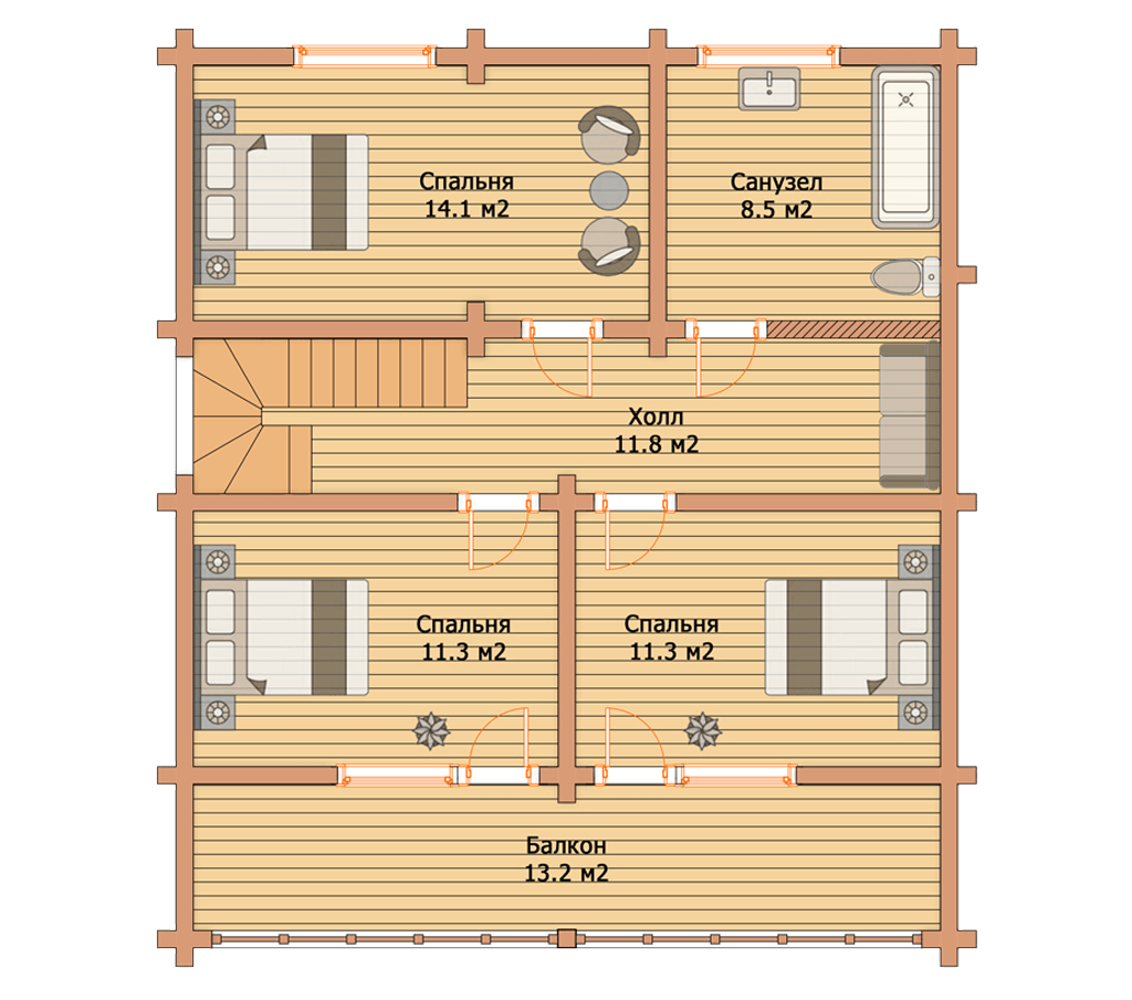 Планировка первого этажа дома 8 на 10 Floor plans, Dream house plans, Building a