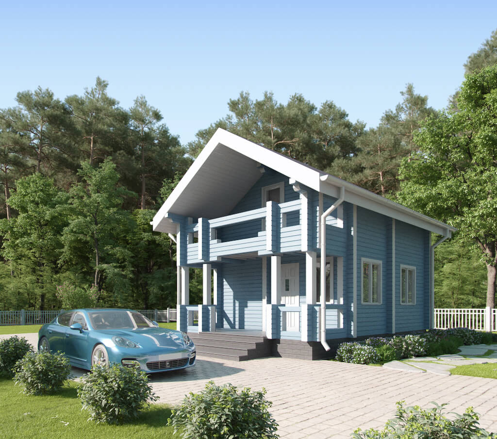 проект деревянного дома «Дедовск»