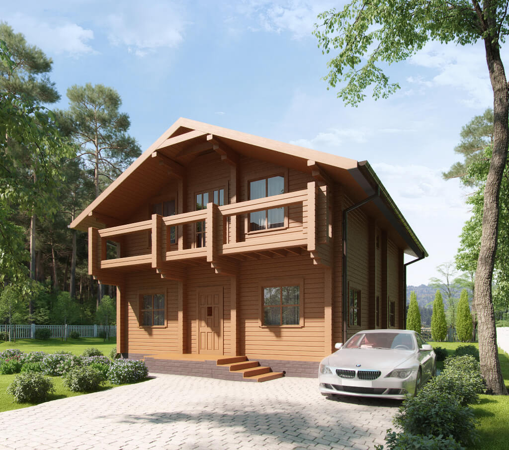 проект деревянного дома «Юбилейный»