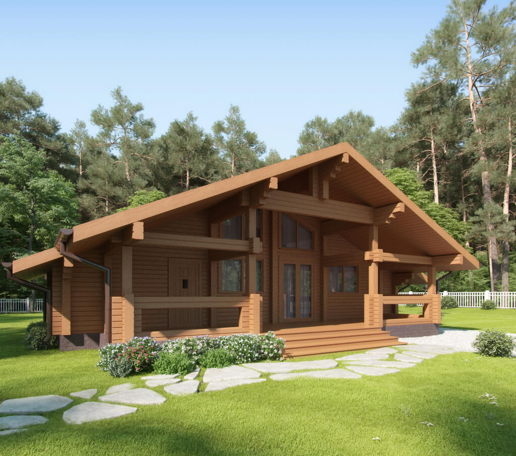 проект деревянного дома «Клин»