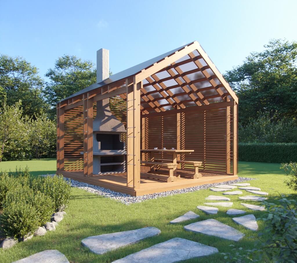 проект деревянного дома «Флорида»