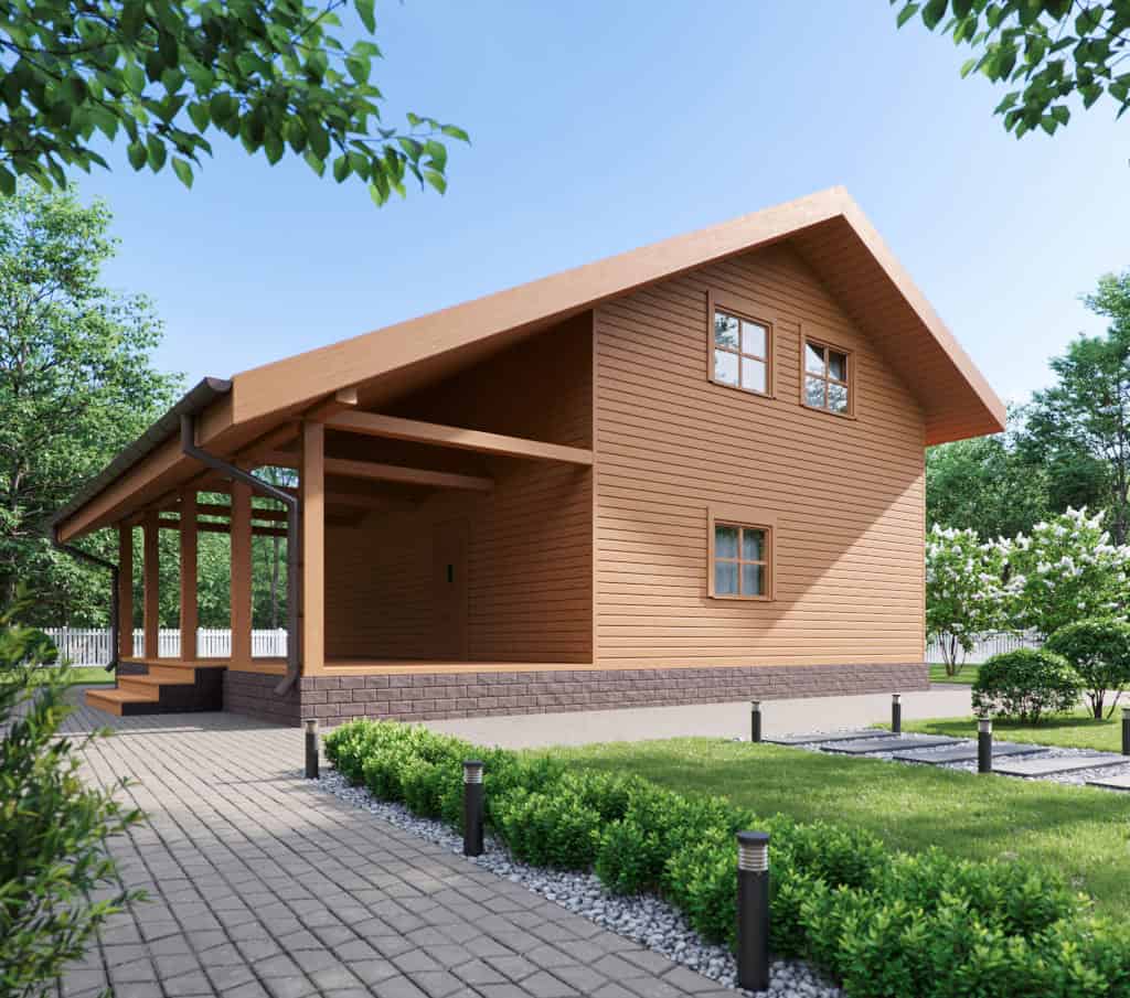 проект деревянного дома «Апрелевка»